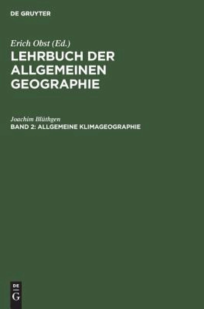 Allgemeine Klimageographie