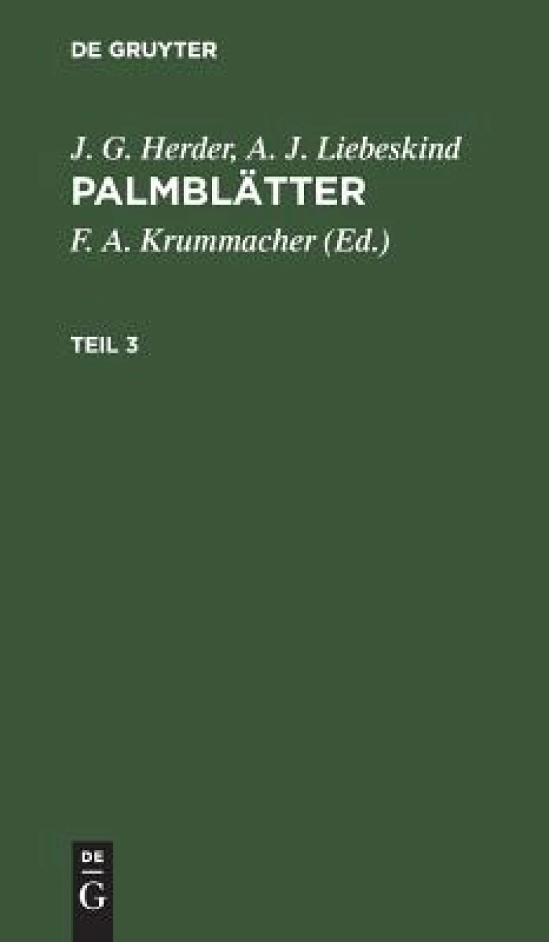 Palmblätter. Teil 3