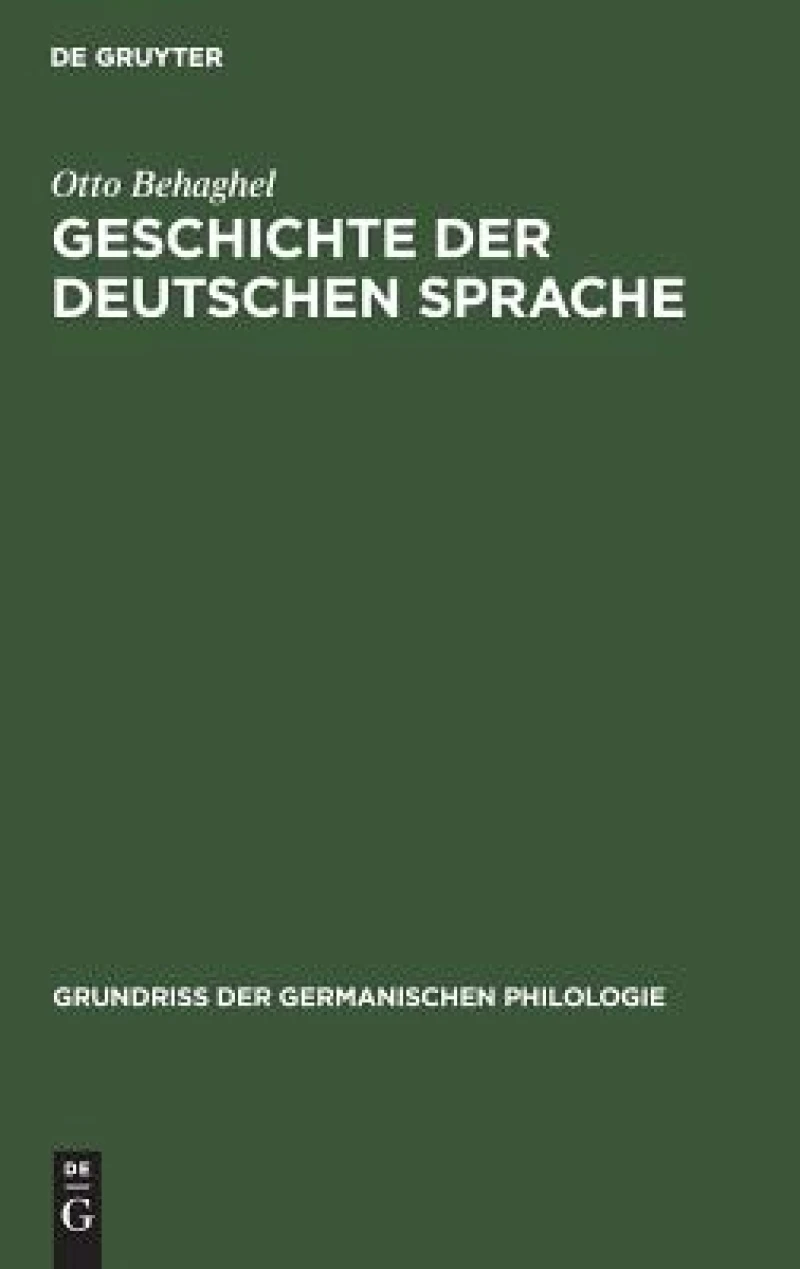 Geschichte Der Deutschen Sprache