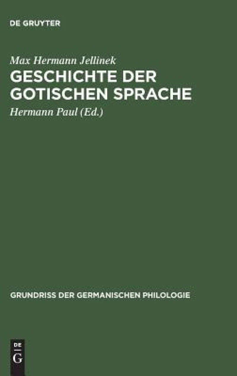 Geschichte Der Gotischen Sprache
