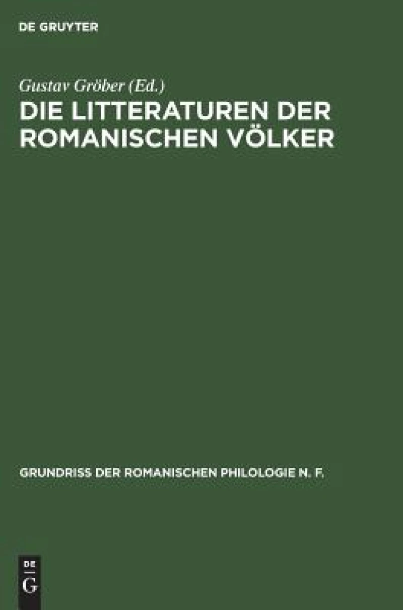 Litteraturen der romanischen Völker