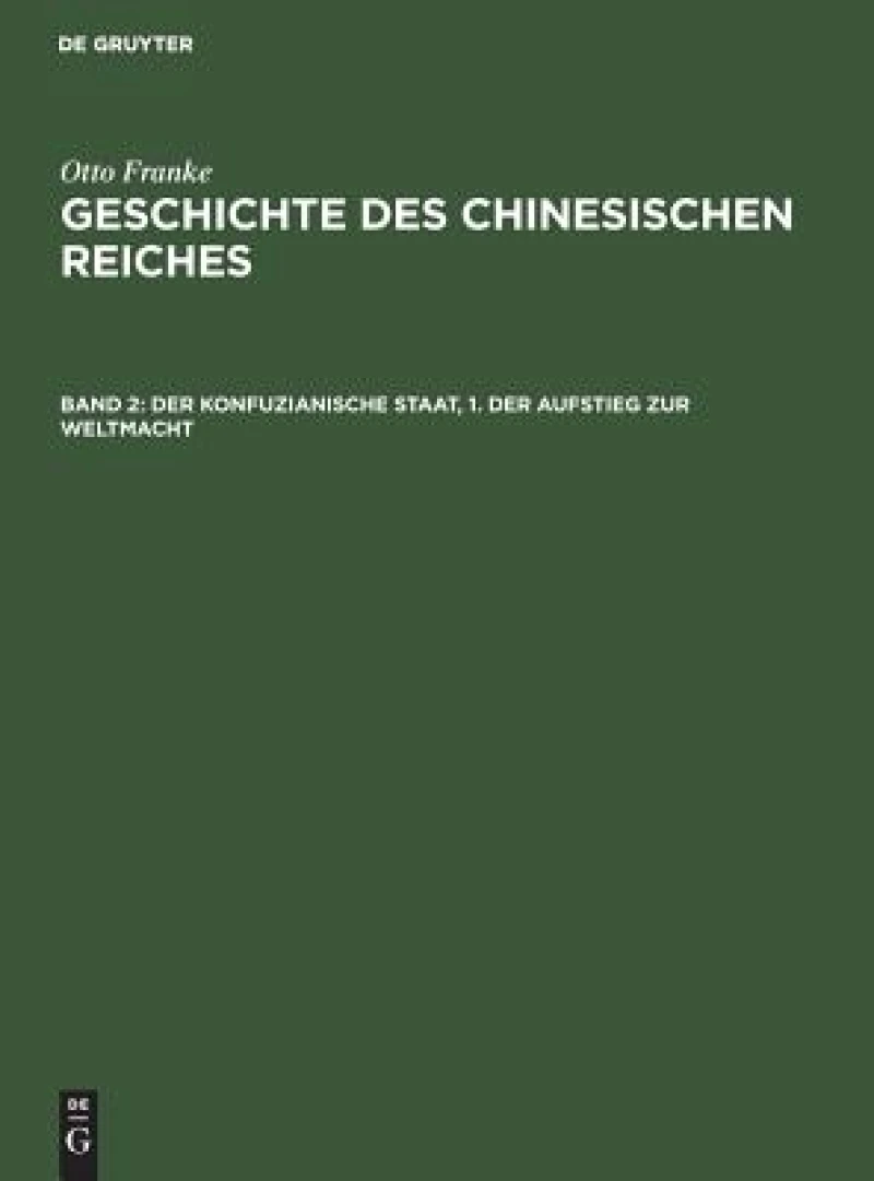 Der konfuzianische Staat, 1. Der Aufstieg zur Weltmacht