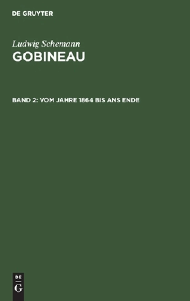 Vom Jahre 1864 Bis Ans Ende