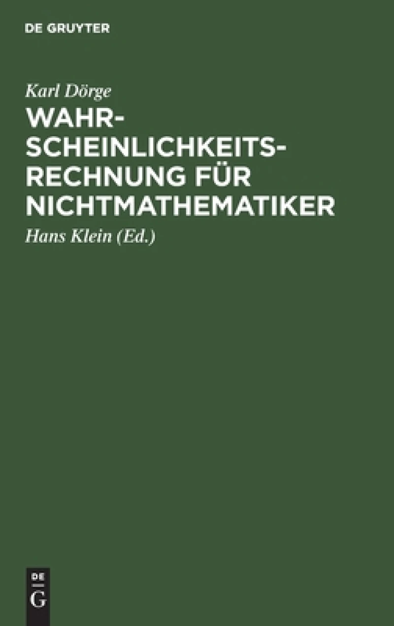 Wahrscheinlichkeitsrechnung Für Nichtmathematiker