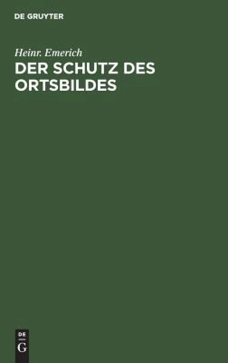 Schutz des Ortsbildes