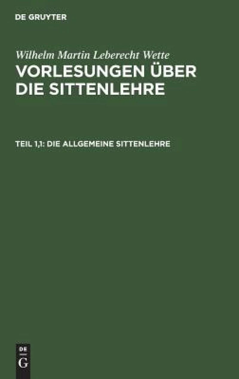 allgemeine Sittenlehre