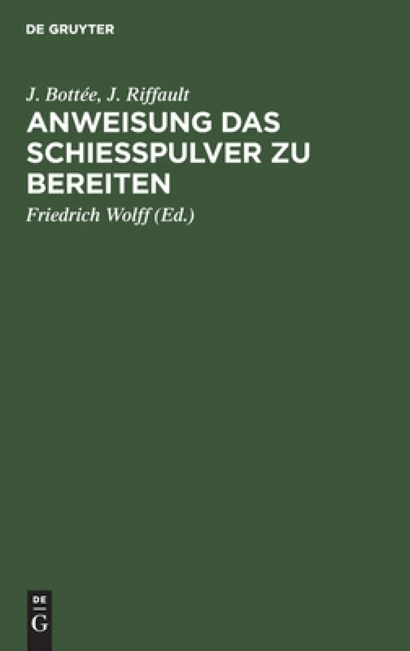 Anweisung das Schießpulver zu bereiten