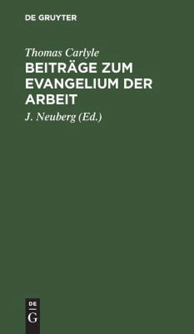 Beiträge Zum Evangelium Der Arbeit