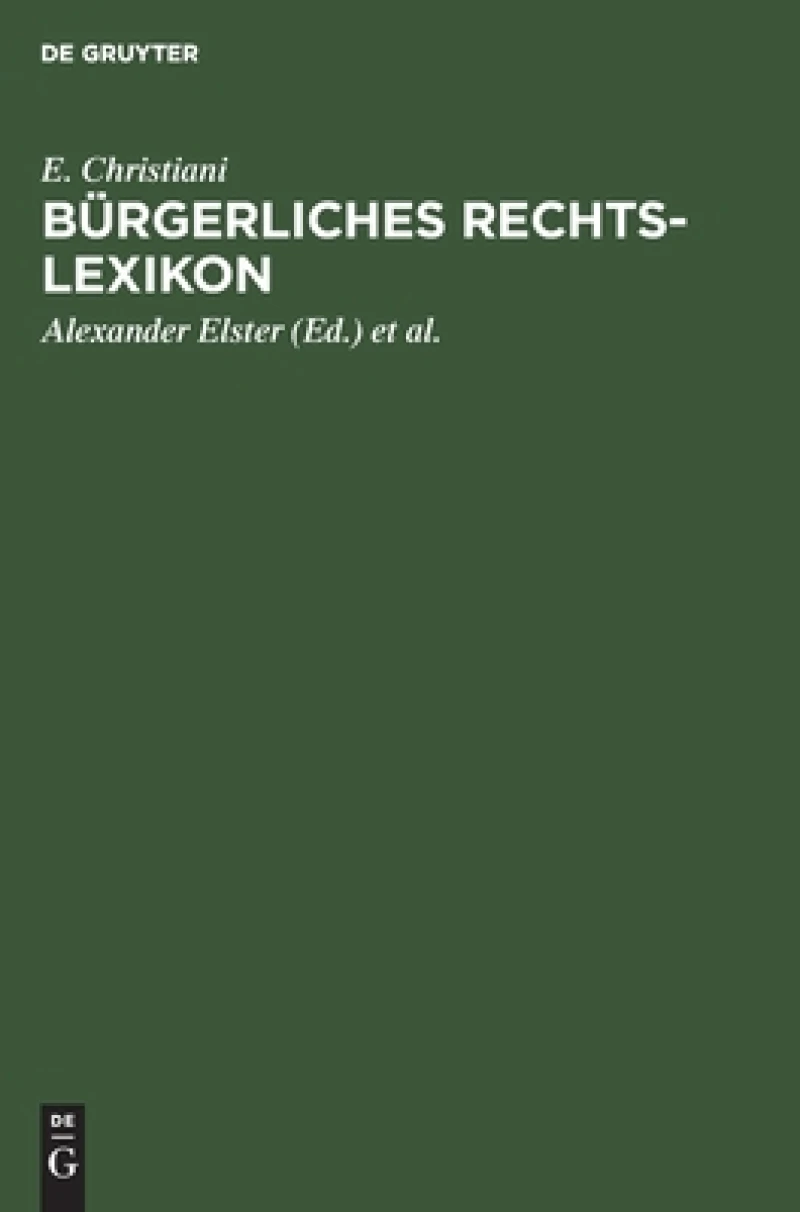 Bürgerliches Rechts-Lexikon