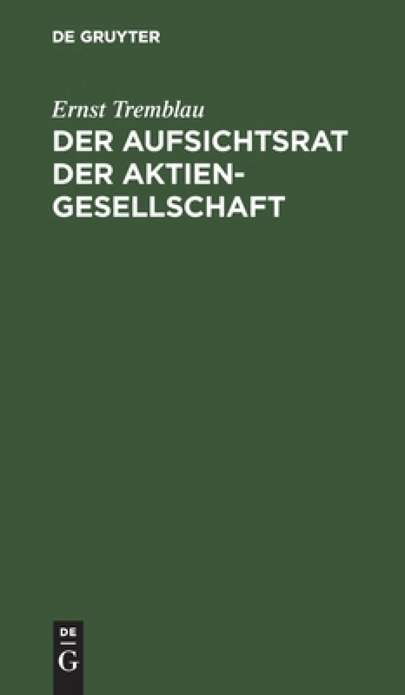 Aufsichtsrat der Aktiengesellschaft