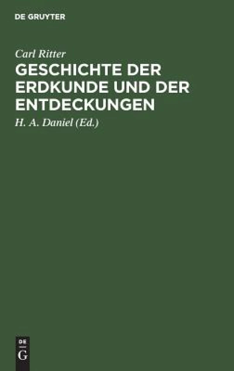Geschichte der Erdkunde und der Entdeckungen