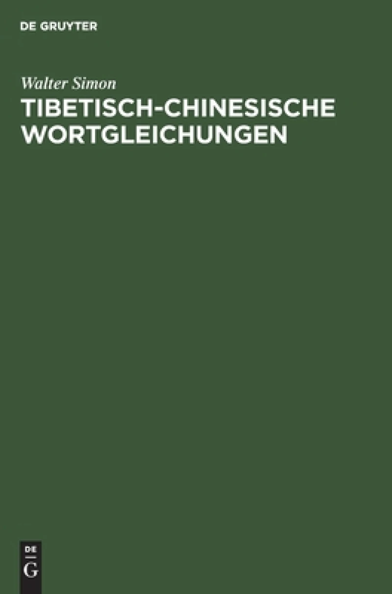 Tibetisch-chinesische Wortgleichungen