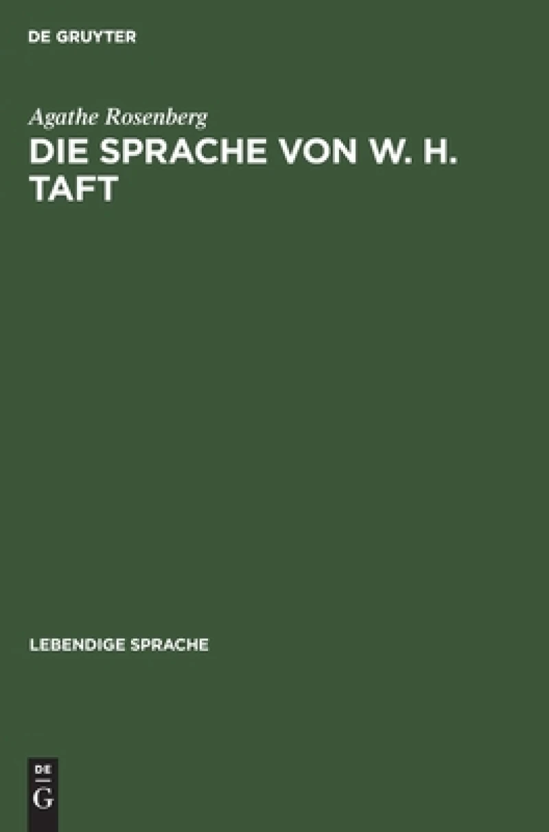 Sprache von W. H. Taft
