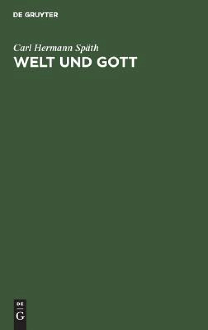 Welt Und Gott