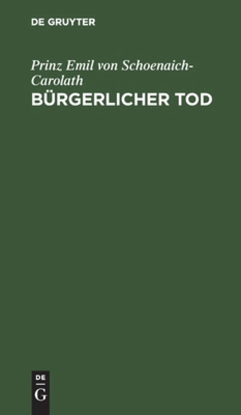 Bürgerlicher Tod