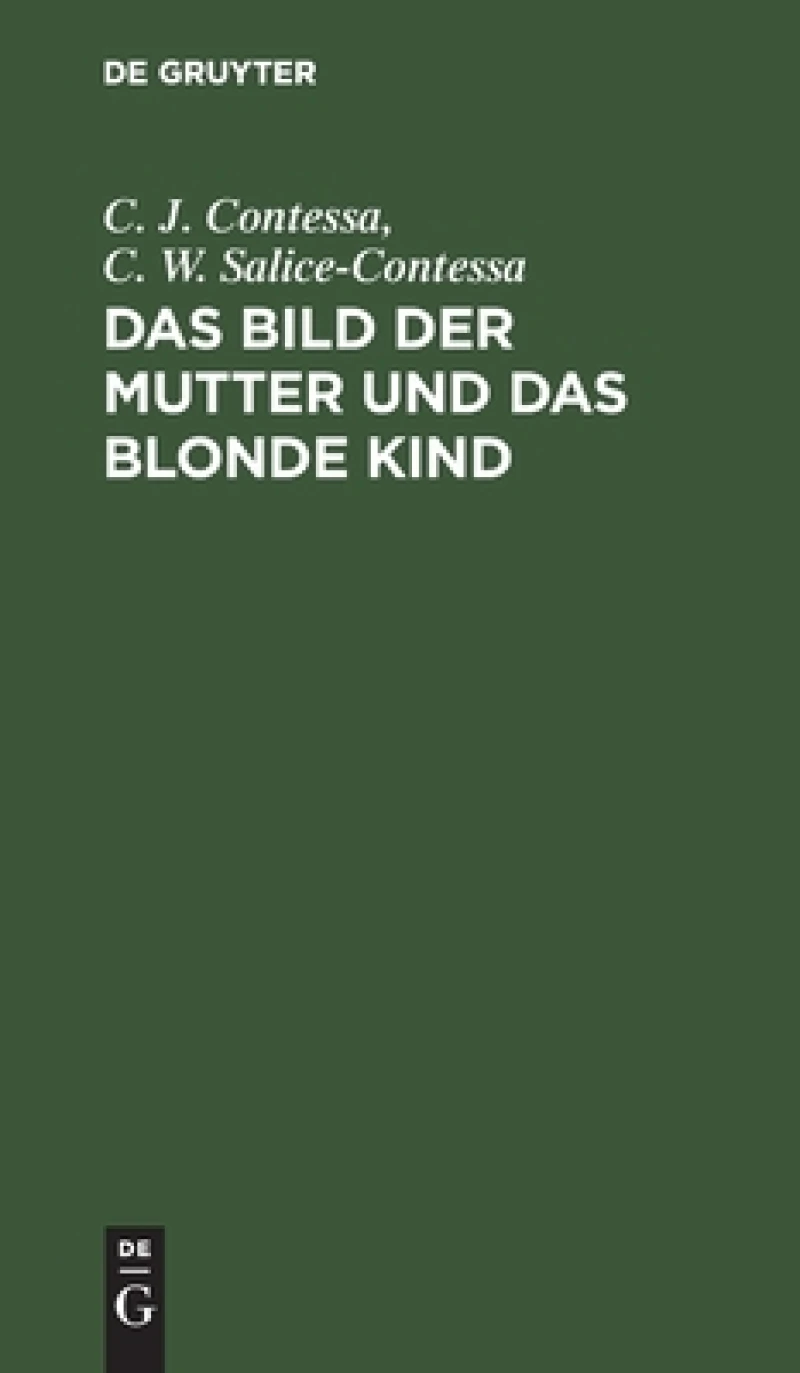 Bild der Mutter und das blonde Kind