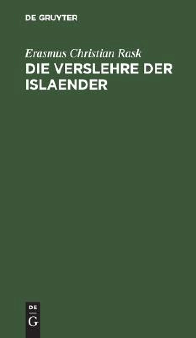 Verslehre der Islaender