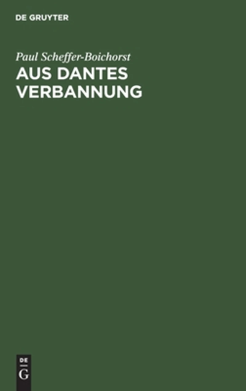 Aus Dantes Verbannung