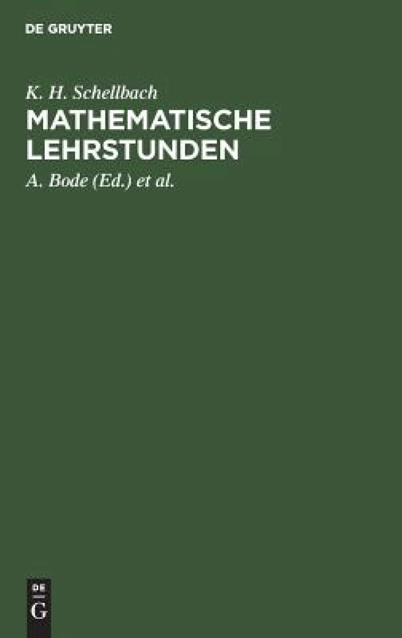 Mathematische Lehrstunden