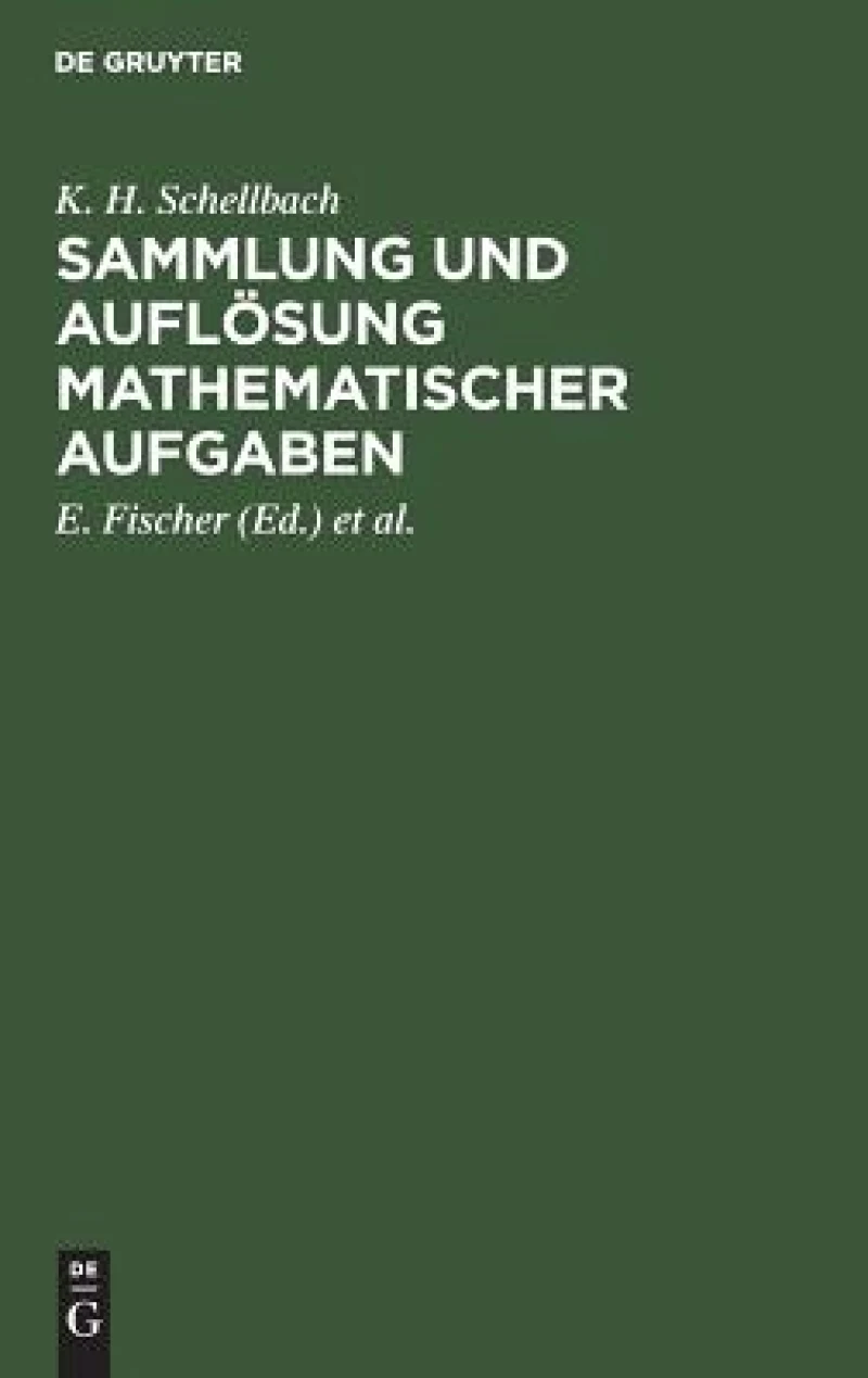 Sammlung und Auflösung mathematischer Aufgaben
