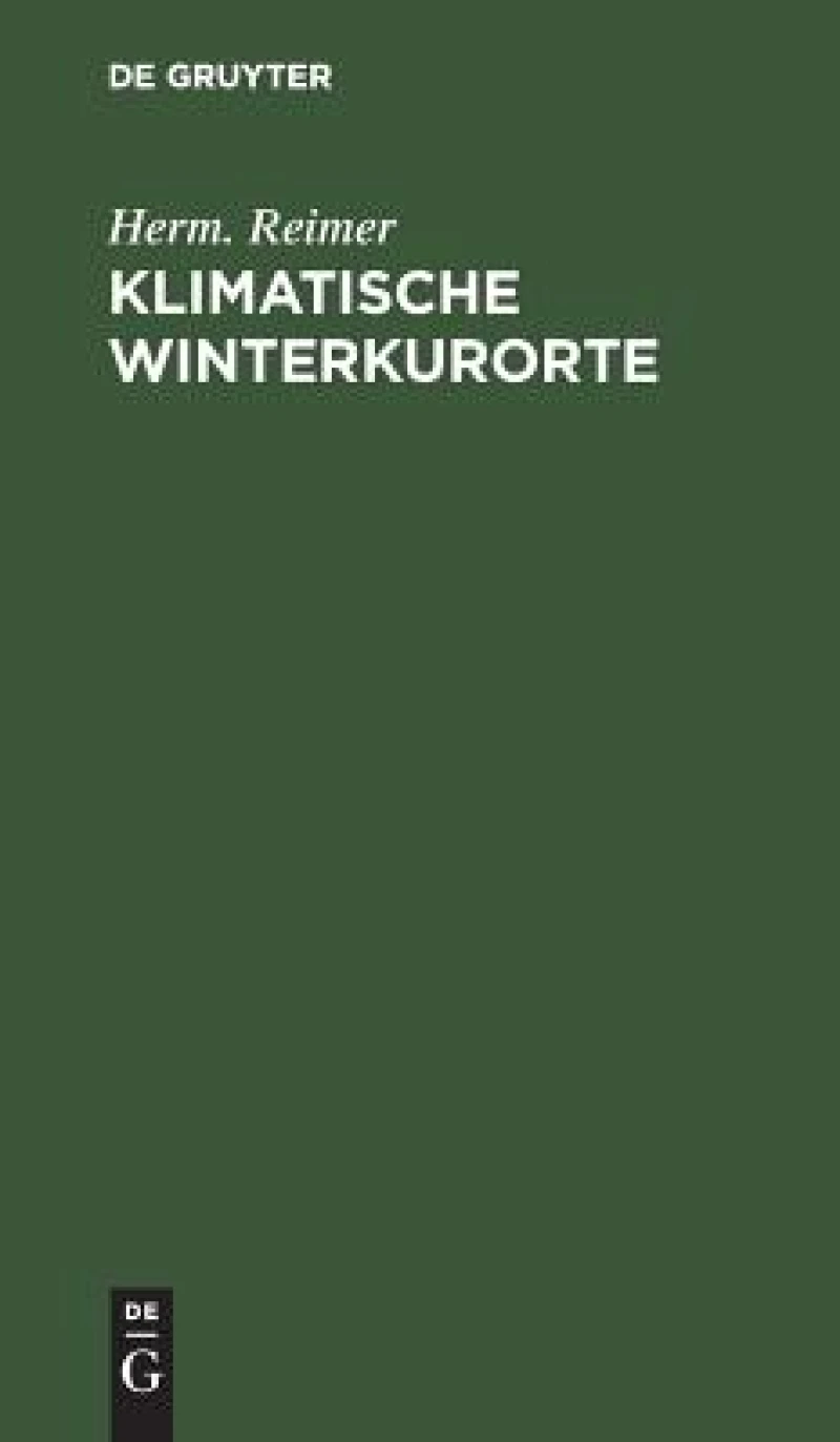 Klimatische Winterkurorte