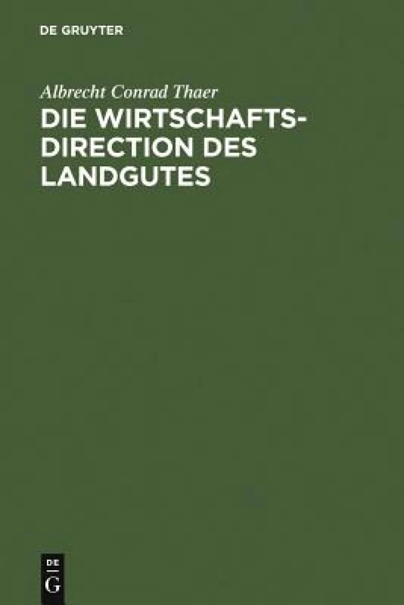 Wirtschaftsdirection des Landgutes