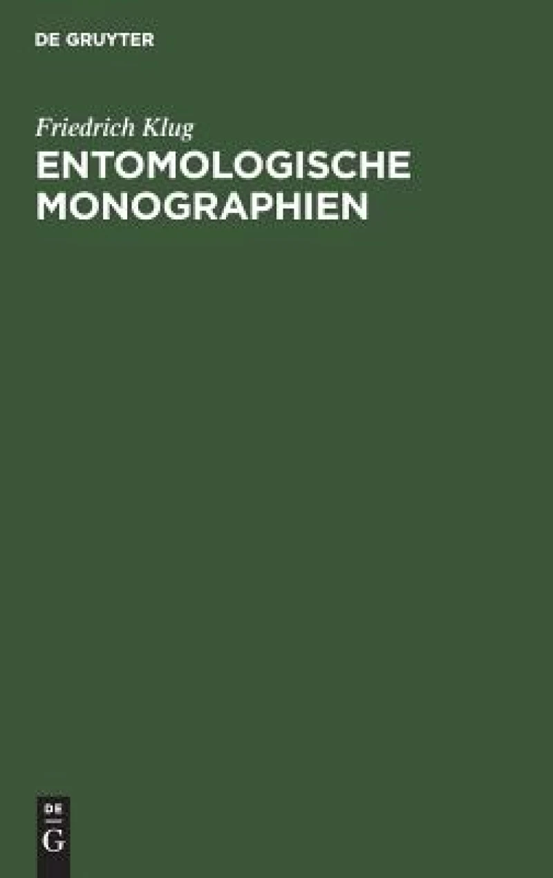 Entomologische Monographien
