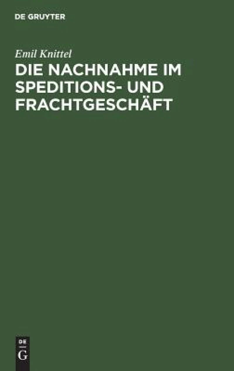 Nachnahme im Speditions- und Frachtgeschäft