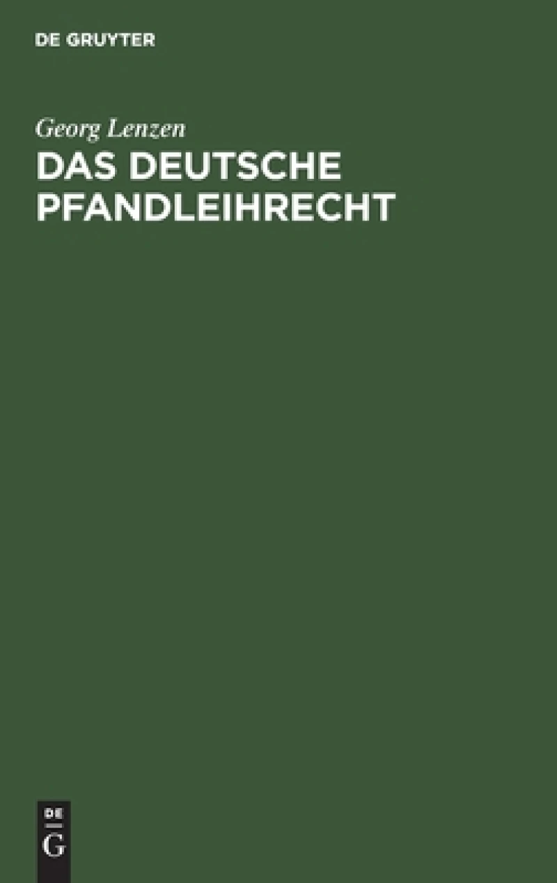 deutsche Pfandleihrecht