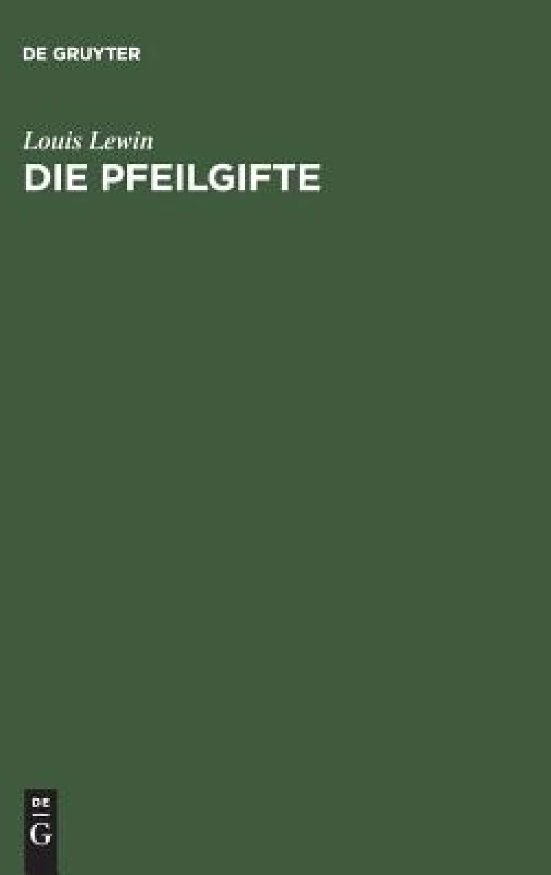 Pfeilgifte