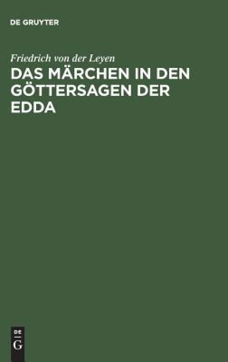 Märchen in den Göttersagen der Edda