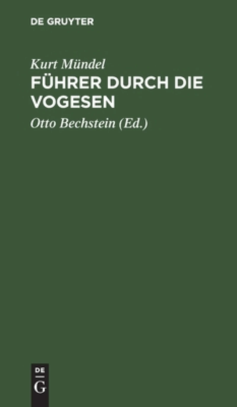 Führer Durch Die Vogesen