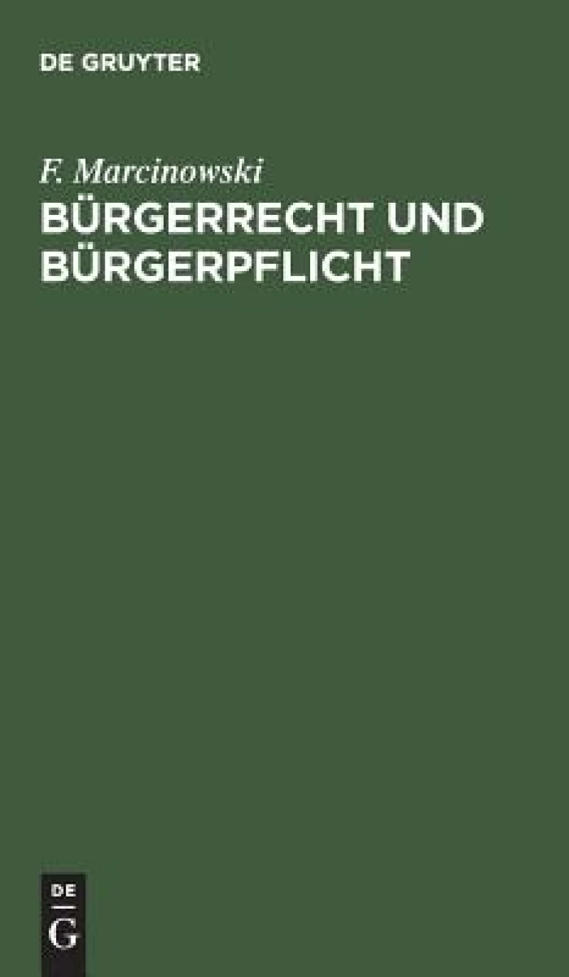 Bürgerrecht und Bürgerpflicht