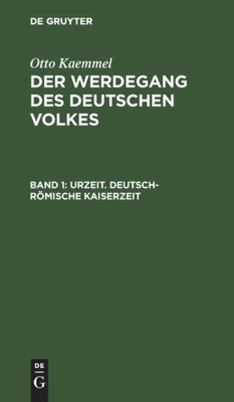 Urzeit. Deutsch-römische Kaiserzeit