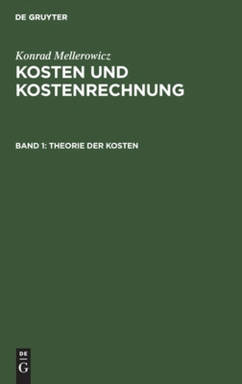 Theorie der Kosten