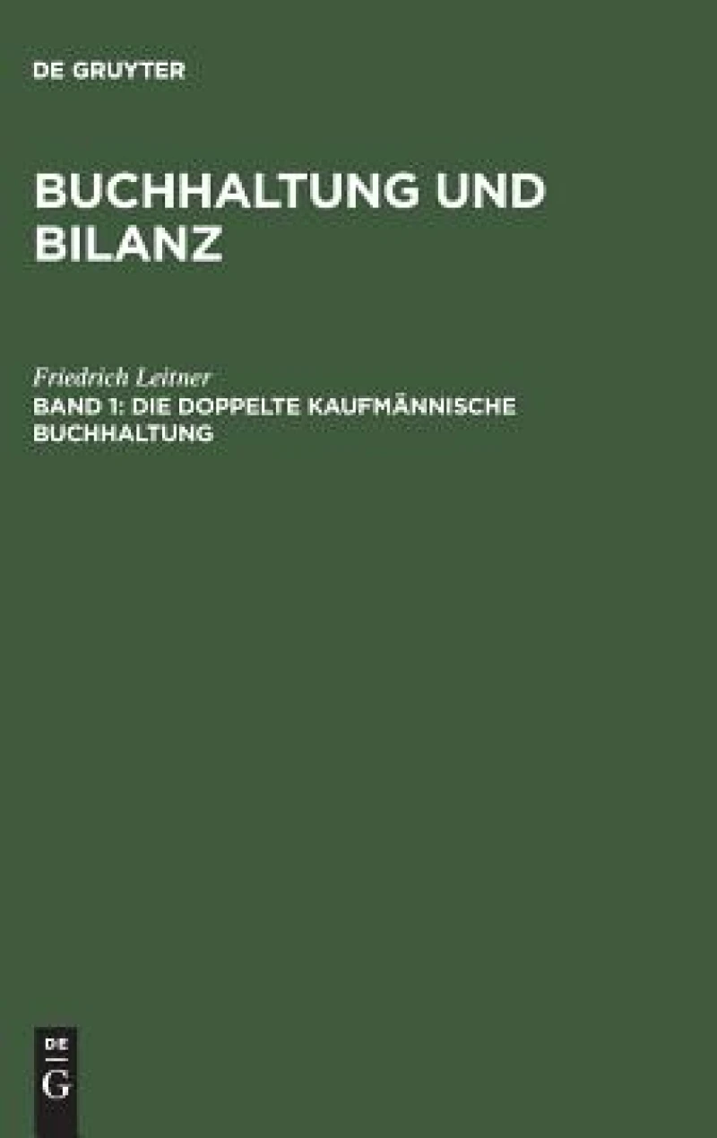 doppelte kaufmännische Buchhaltung