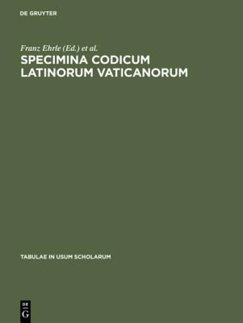 Specimina Codicum Latinorum Vaticanorum
