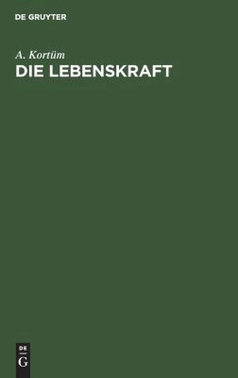 Die Lebenskraft