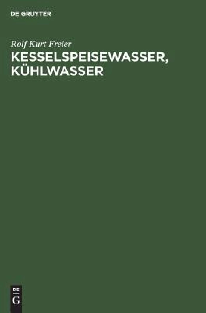 Kesselspeisewasser, Kühlwasser