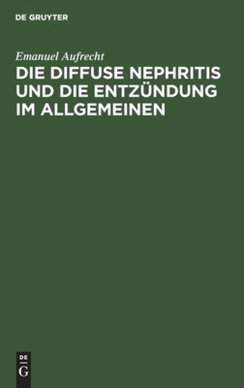 diffuse Nephritis und die Entzündung im Allgemeinen