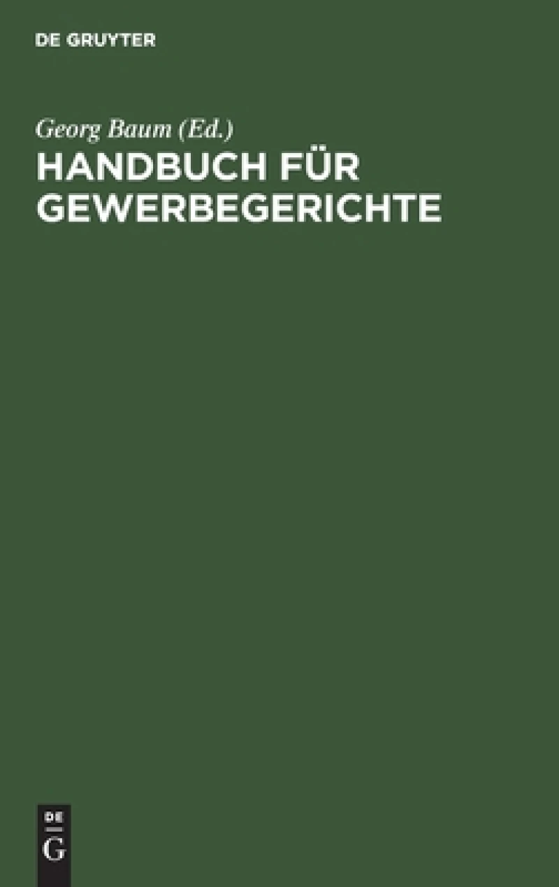 Handbuch für Gewerbegerichte