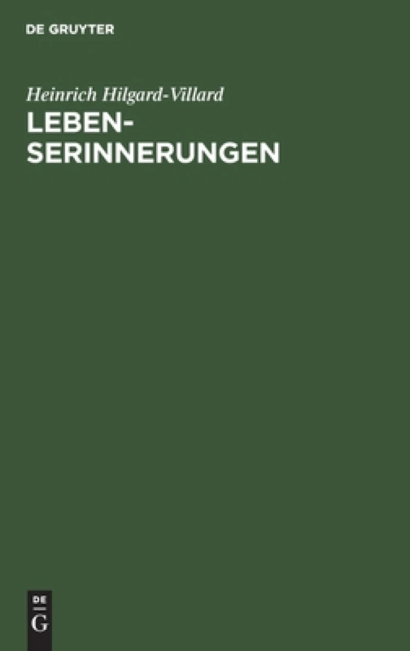Lebenserinnerungen