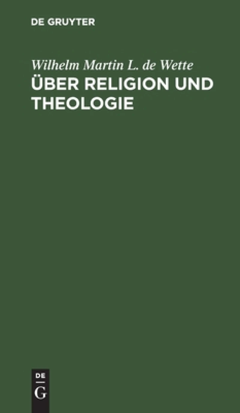 Über Religion Und Theologie