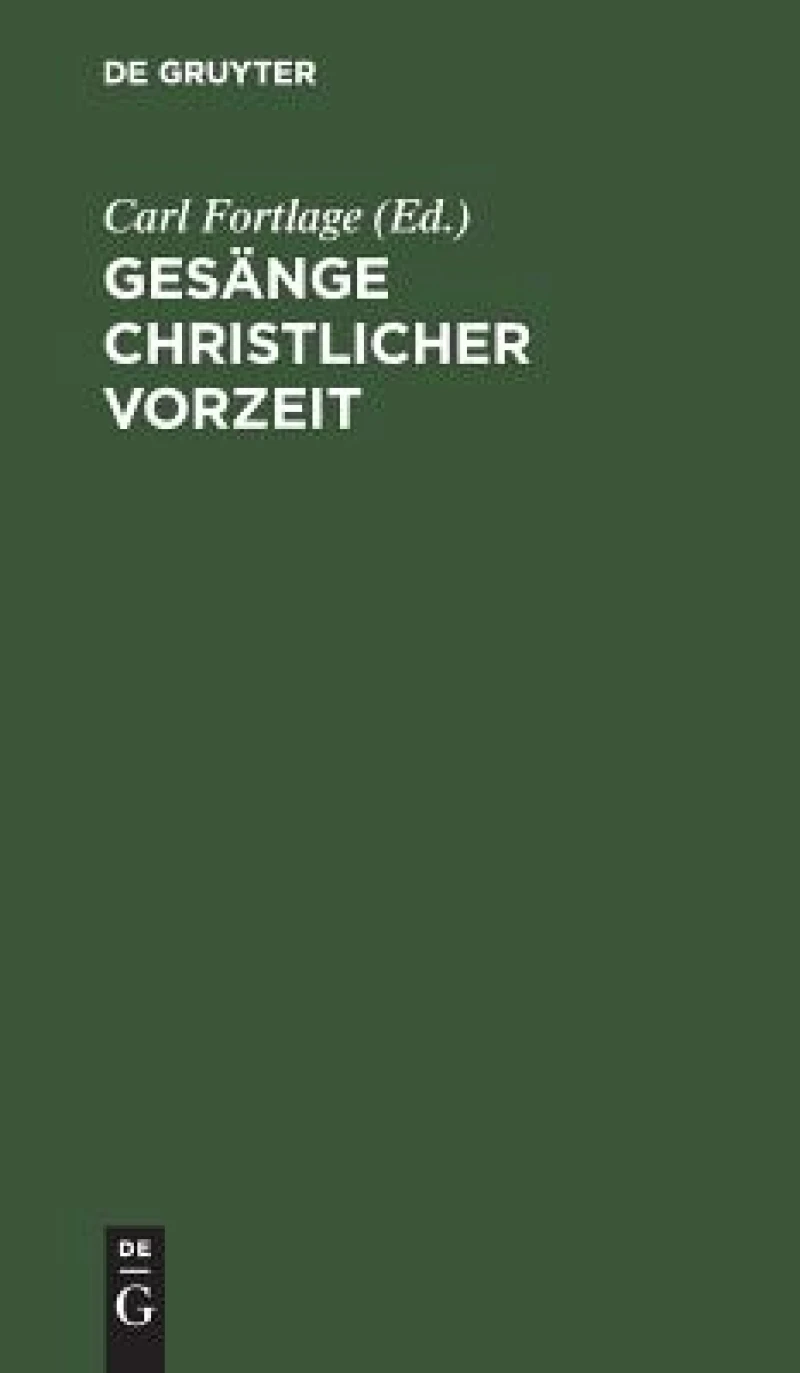 Gesänge Christlicher Vorzeit