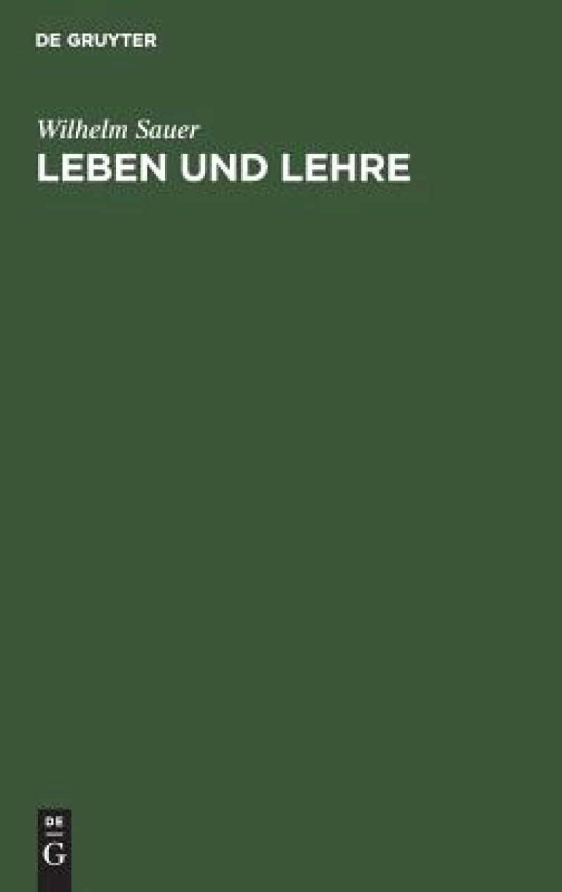 Leben Und Lehre