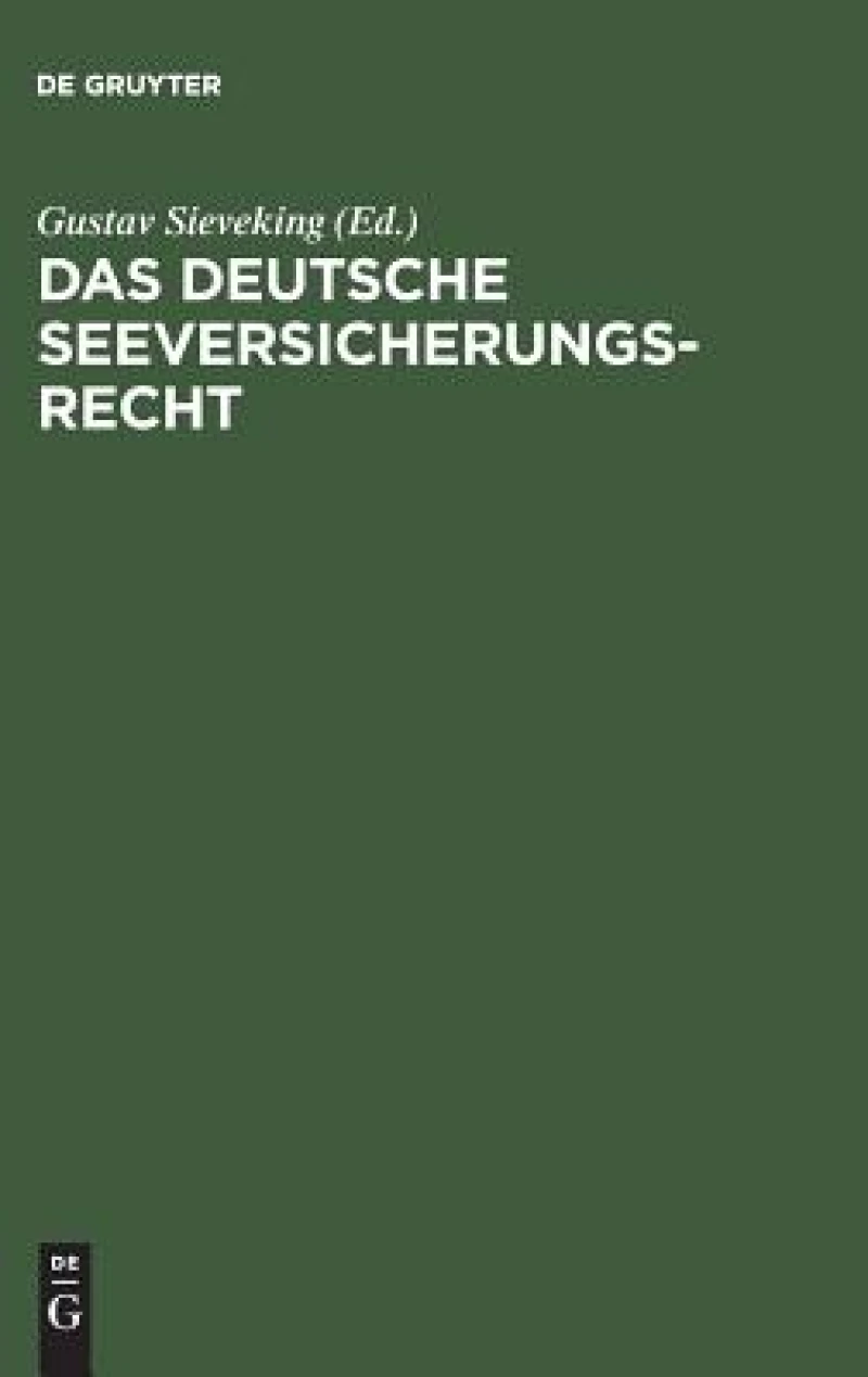 deutsche Seeversicherungsrecht