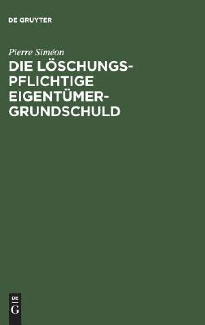 löschungspflichtige Eigentümergrundschuld