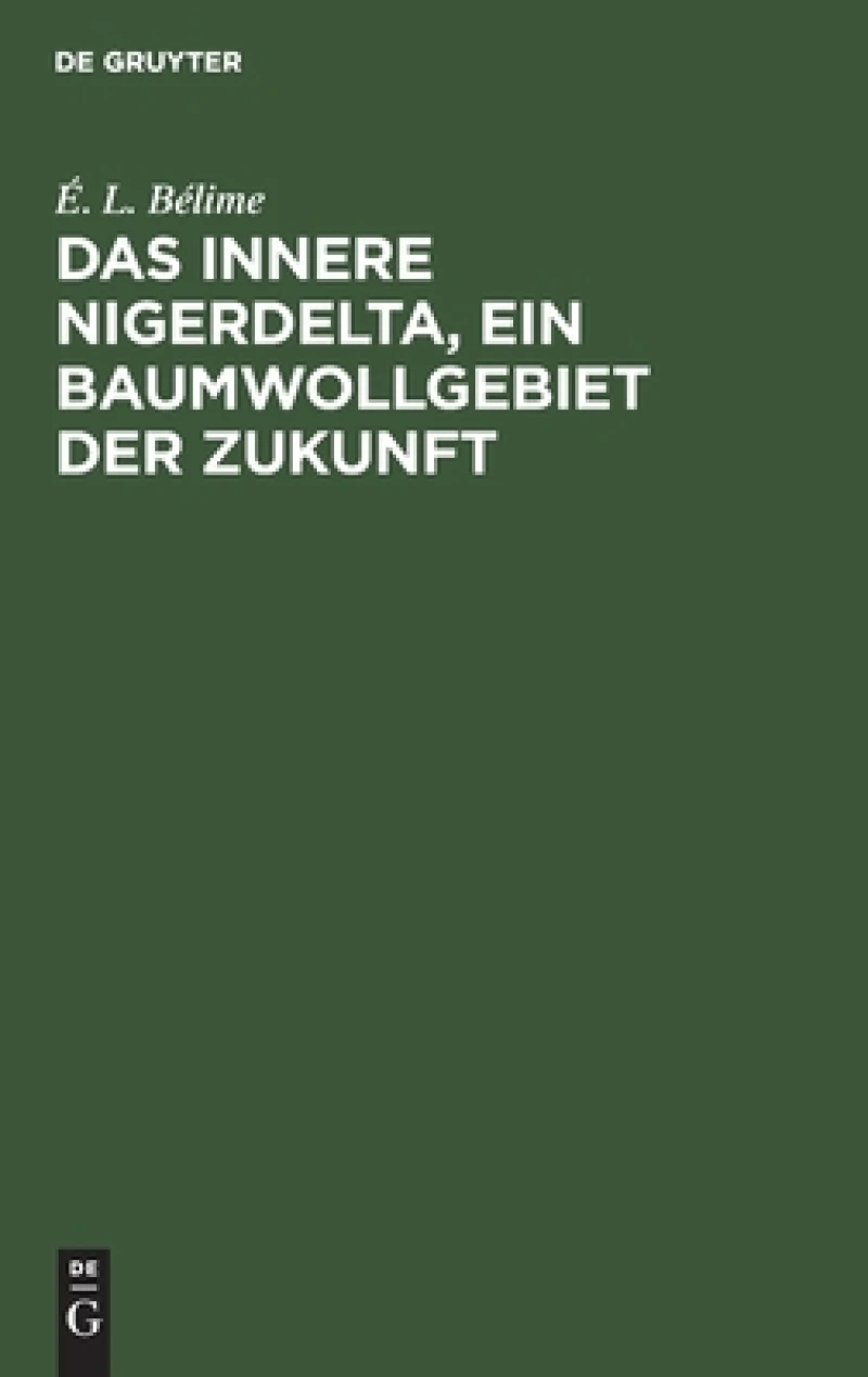 innere Nigerdelta, ein Baumwollgebiet der Zukunft