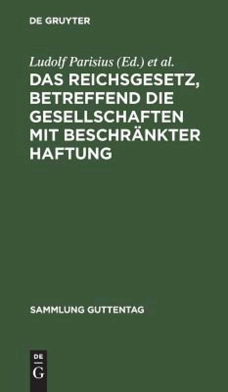 Reichsgesetz, betreffend die Gesellschaften mit beschränkter Haftung