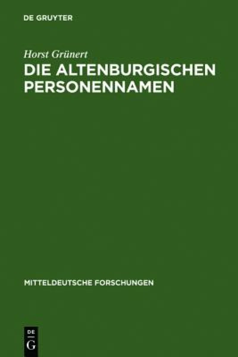 Altenburgischen Personennamen